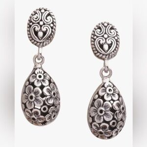 Antic vintage New 2026 Unisex Retro Silver Color Bohemian Earrings Drop-Shaped